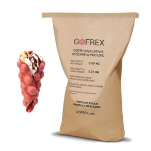 Bubble Waffles In Powder Kg Pink GOFREX.com